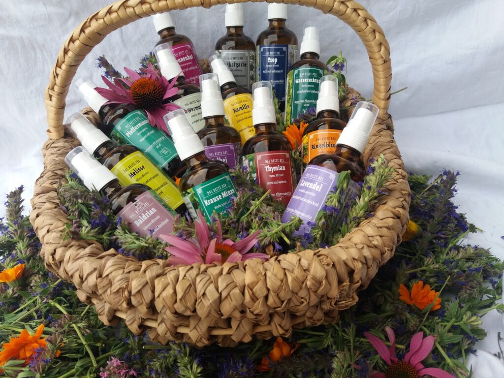 Die Kräuterapotheke im Geschenkkorb